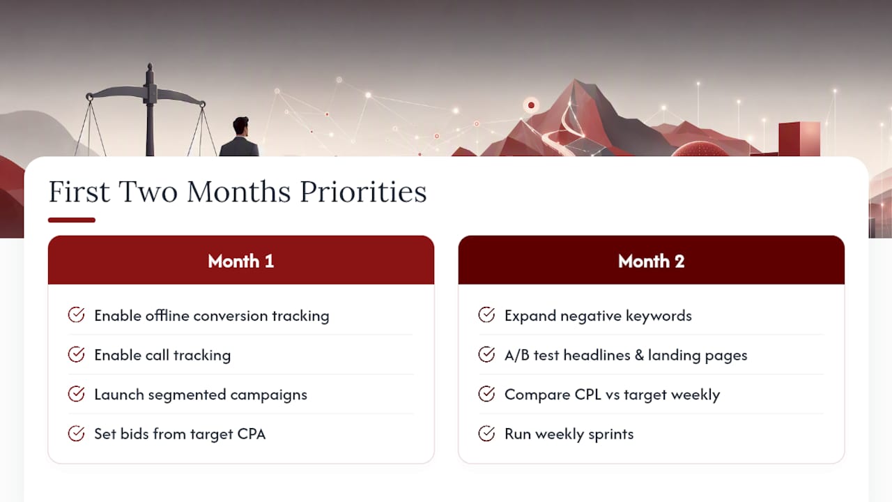 What Should You Prioritize in Your First Two Months? — overview diagram