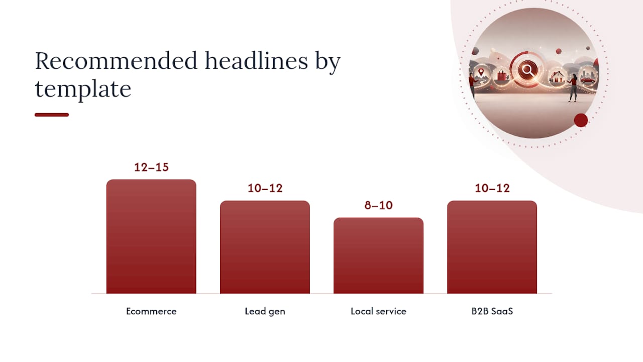 Responsive Search Ads Examples for Five Common Campaign Goals — overview diagram